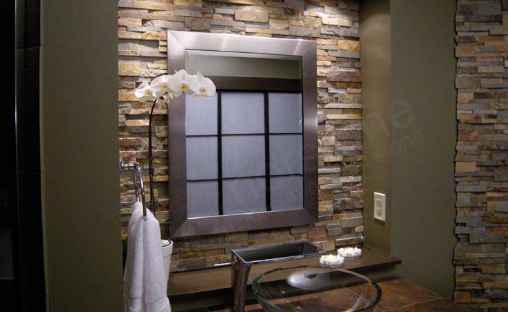 Norstone Bathroom Backsplash Tile Used on HGTV Television Show Bathtastic